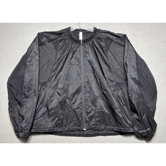 Lululemon‎ With the Breeze Jacket Size 8 Windbreaker Witchy Whimsigoth Full Zip - Picture 1 of 13
